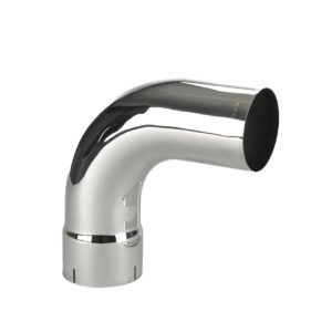 J009547 Donaldson Koleno 90 stupňů 5 palců 127 mm vnější a vnitřní průměr chrom