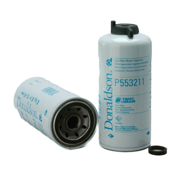 FUEL FILTER, WATER SEPARATOR SPIN-ON TWIST&DRAIN